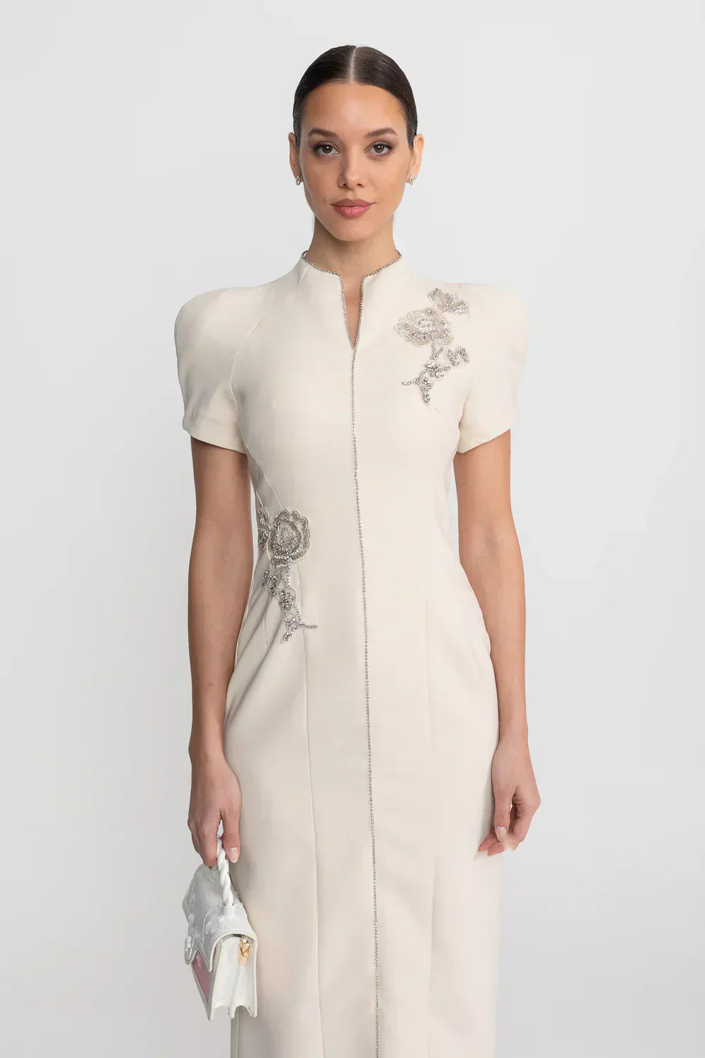 Vestido Lápis e Pedraria