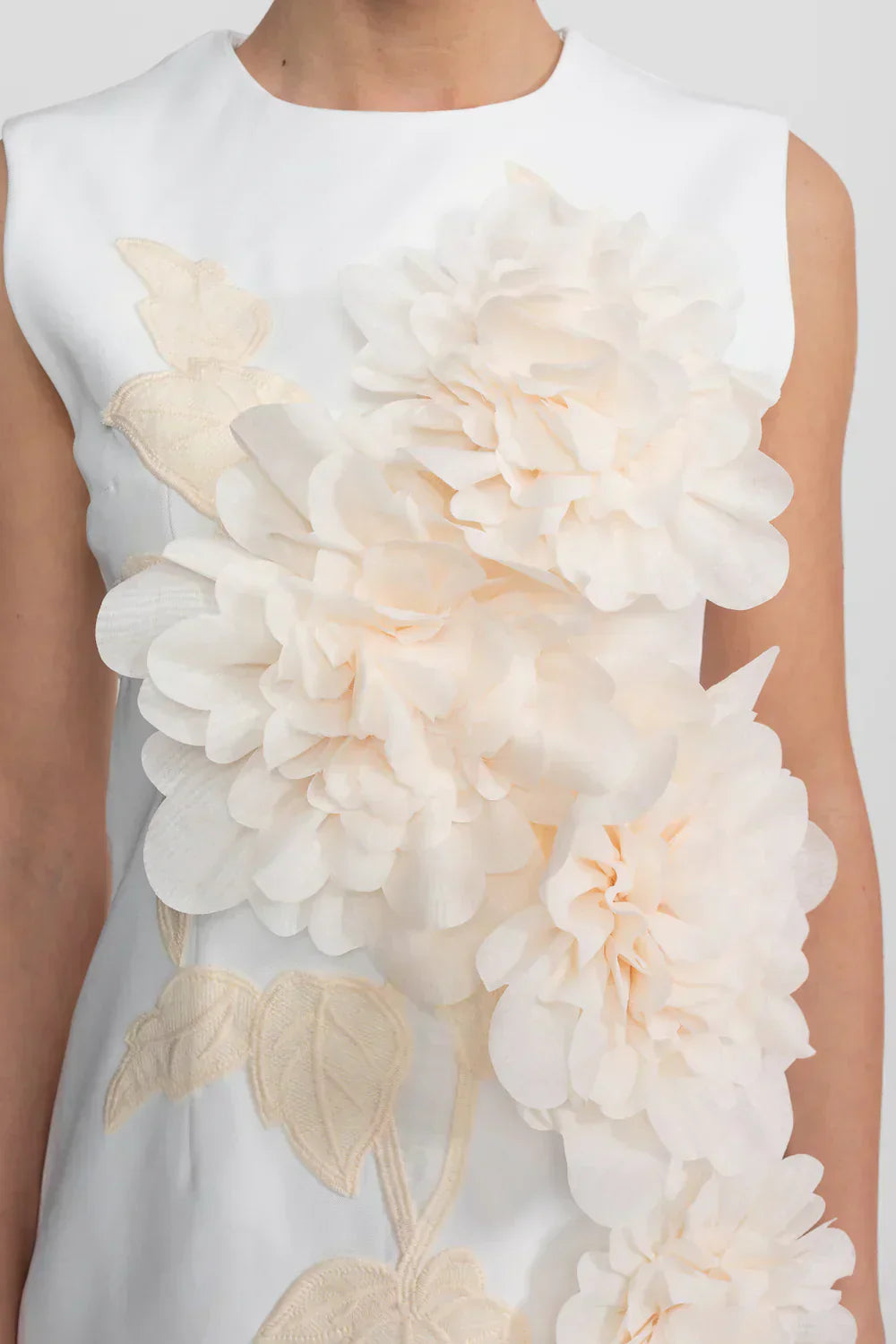 Vestido Floral 3D