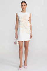 Vestido Floral 3D