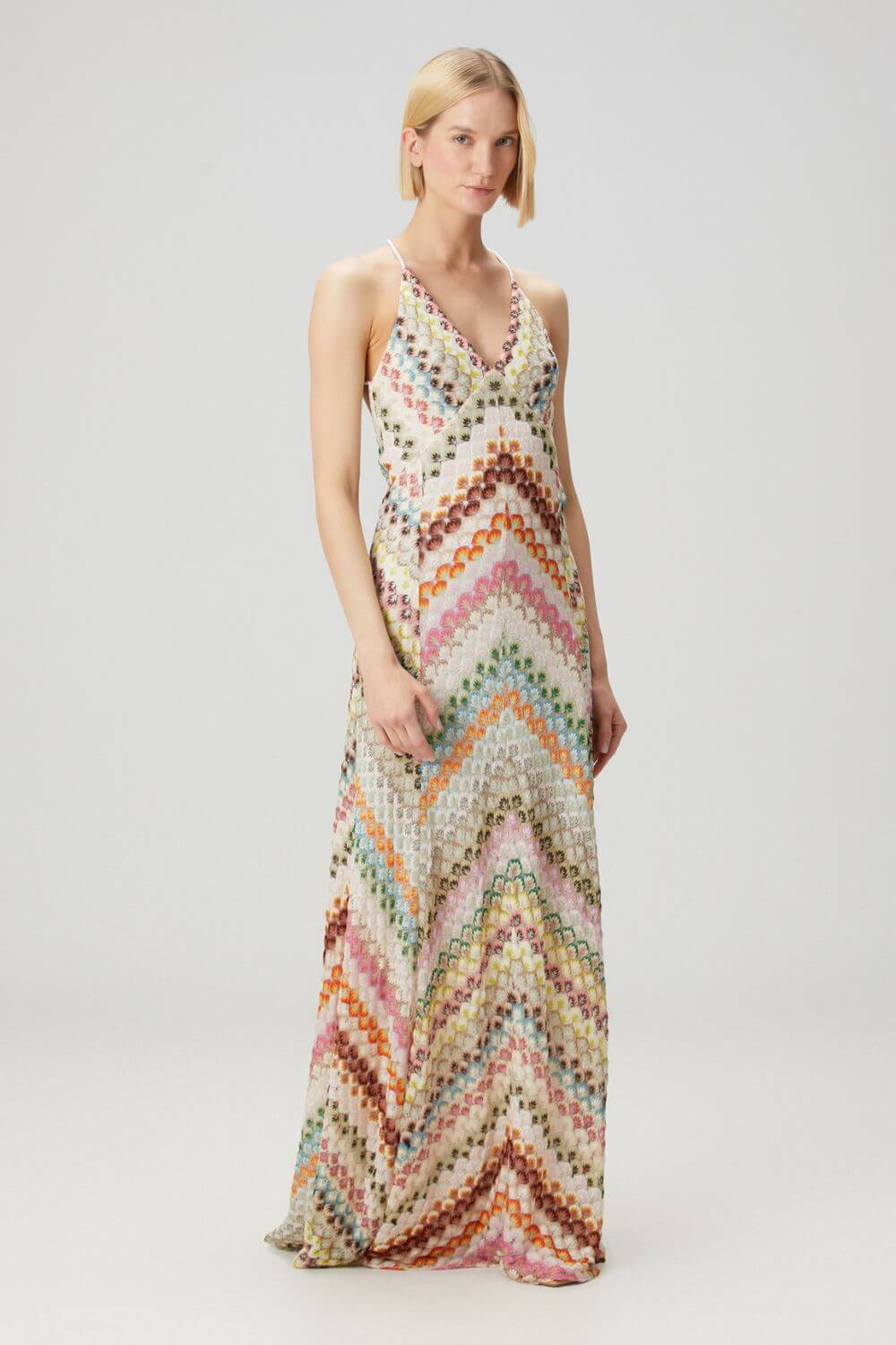 Vestido Longo em Renda Aleth