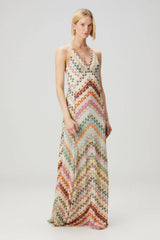 Vestido Longo em Renda Aleth