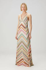Vestido Longo em Renda Aleth